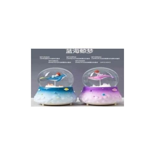 Lighted Musical snow globe Inkjet MH-94 Gift,Love, Celebration, Cute ,Ships from Turkey