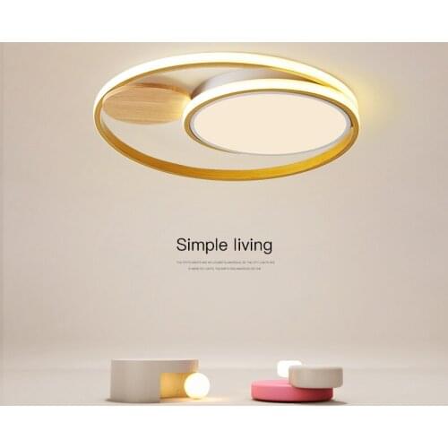 Modern LED Chandeliers Real Wooden Lamps For Attic Bedroom Hall Living Dining Room Wood lighting Lustre Indoor Lights Fixtures