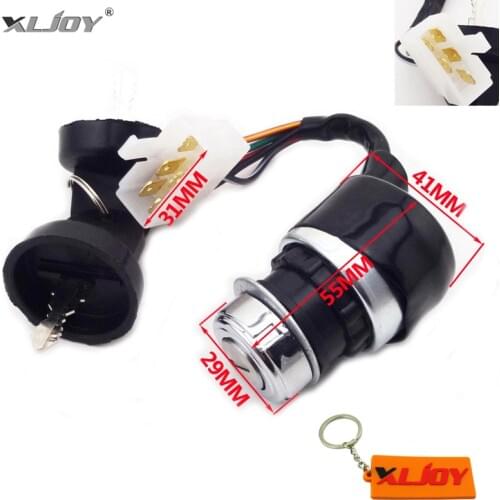 XLJOY 5 Wire On Off Start Key Switch For Chinese Dune Buggy Go Kart UTV Motorcycle Motocross