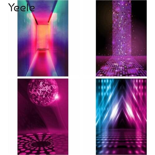 Yeele Light Laser Dazzling Poster Stage Scene Party Photography Backdrops Portrait Photographic Backgrounds For Photo Studio