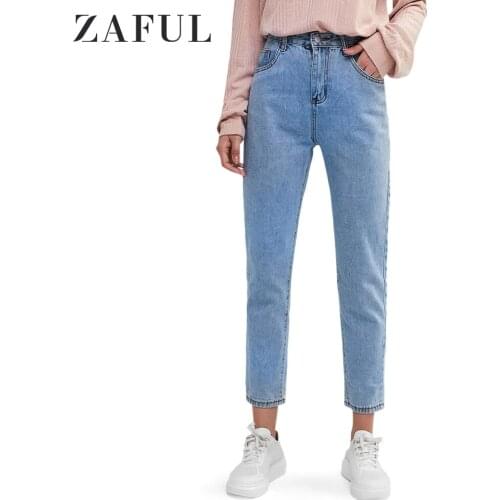 Женские высокие джинсы ZAFUL China At AliExpress