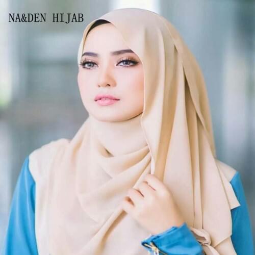 100pcs 55 colors hot sale high quality plain bubble chiffon solid shawls headband beach hijab summer muslim wraps scarves/scarf