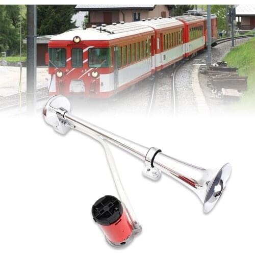 12V Car Air Horn 150DB Super Loud Universal Horn Single Trumpet Compressor Horn For Car Truck Boat Motorcycle