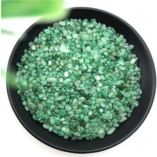 3-5mm 50g Natural Bulk Tumbled Stones Green Aventurine Quartz Crystal Healing