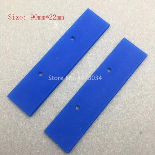 4PC Soft rubber wiper for Epson DX5 DX7 double printhead 2 print head eco solvent printer cleaning wiper cleaner blade 90mm*22mm