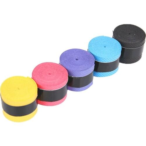 60Pcs Unstretched Badminton Racket Tennis Racket Coated Hand Gel Fishing Rod Sweat Belt