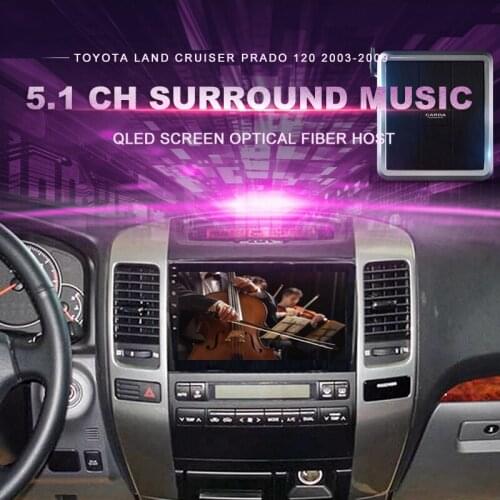 Car DVD For Toyota Land Cruiser Prado 120 2003-2009 Car Radio Multimedia Video Player Navigation GPS Android9 Double Din