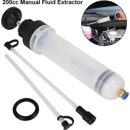 Car Tool 200cc Filling Syringe Delivery Bottle Manual Oil Fluid Transfer Pump Car Accessories Car Oil Fluid Extractor