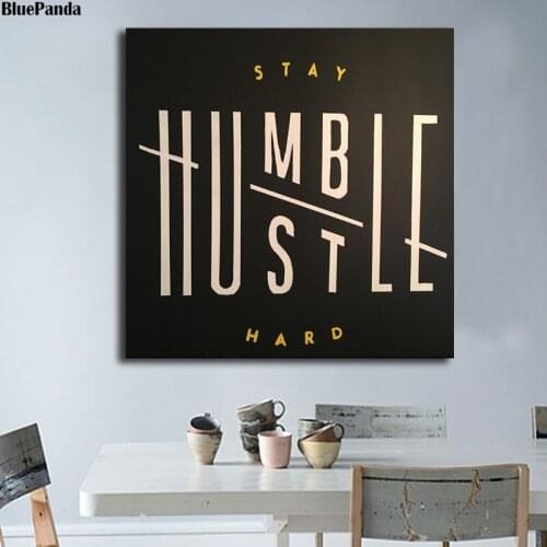 Black White Motivational Life Quote Canvas Painting Wall Art Poster Picture Prints Paintings Bedroom Decoration Home Decor