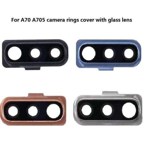 Back Rear Camera Lens Ring Cover with Glass Lens For Samsung Galaxy A50/A50s/A30s SM-A505/A70 A705