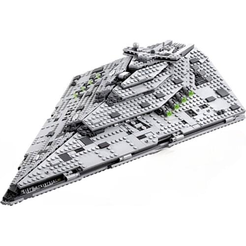 10901 First Order Star Destroyer Costruzion Model Building Blocks with Figures Compatible with 75190 Star DIY Bricks Toys