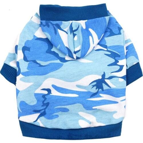 2019 Hot Winter Dog Coats Hoodies Warm Cotton Fleece Soft Wear Jackets With Cap Chihuahua Clothes Camouflage Color Pets Supplier