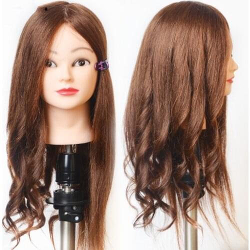 Hot sale Dummy Manequin Cosmetology Mannequin Heads 90% Human Hair Training Mannequin Head With Human Hair