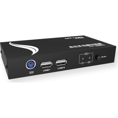 MT-271UK-L high quality 2 Ports vga usb Kvm Switch 2*1