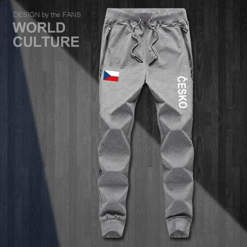 Czech Republic Czechia CZE CZ mens pants joggers jumpsuit sweatpants track sweat fitness fleece tactical casual nation country