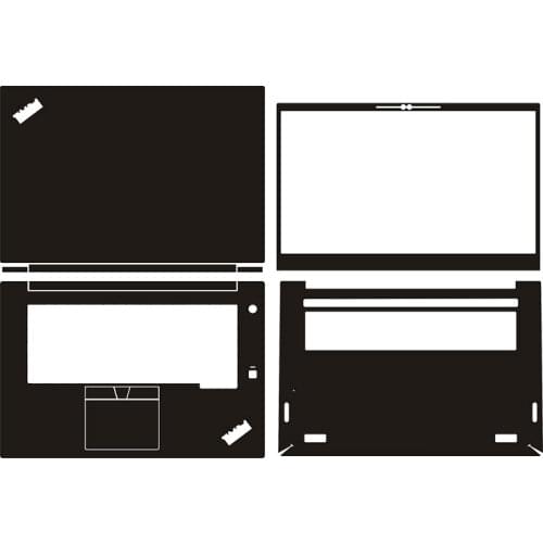 Carbon fiber Laptop Sticker Skin Decals Cover Protector for Lenovo ThinkPad X1 Extreme 3st Gen 3 15.6" 2020 release