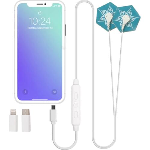 Mini Portable Massager Muscle Stimulator Body Relax Phone Connection Therapy Massager Massage Pulse Tens Acupuncture Relaxation