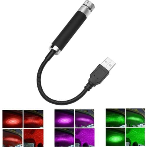 Roof Star Projection Light Car Atmosphere Light Romantic USB Night Light Adjustable And Flexible Car And Ceiling Decoration