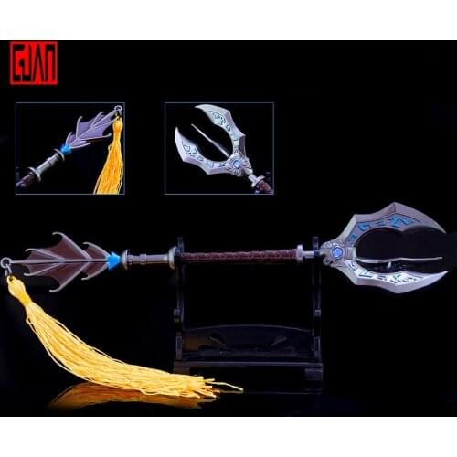 Alloy Weapon Model Game Lol Heroes Around The Show Fitz Murloc Tide Elf Alloy Metal Toy Model Keychain Pendant