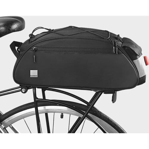 10L Bicycle Bag Shelf Bag Bicycle Cycling Rear Seat Rack Trunk Bag Saddle Bag Carrier Shoulder Bag Mtb Bike Accessories Rockbros