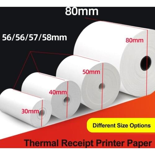 Thermal Paper 58mm 80mm Paper for Thermal Receipt Printer Pos Receipt Printer