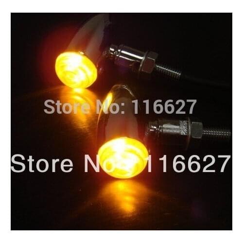 V-Star XV XVS Raider Custom Chrome Bullet Mini TURN SIGNAL LIGHT MINI For Yamaha