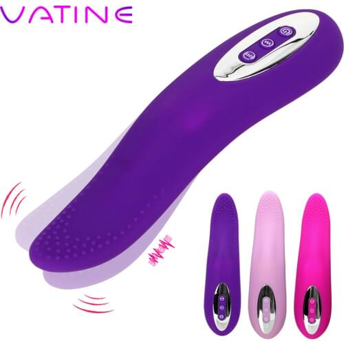 VATINE 12 Speed Tongue Vibrator G-spot Dildo Sex Toys For Woman Female Masturbation Oral Sex Clitoris Stimulator Vagina Licking