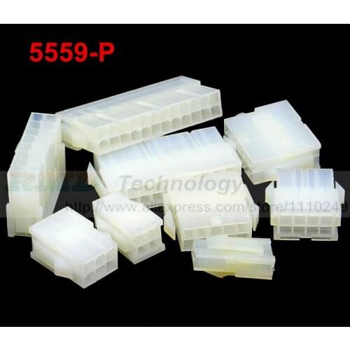 10pcs/lot 5559-P 5559 4.2mm Automotive wiring harness connector female 2,4,6,8pin for PC/computer graphics card PC ATX power