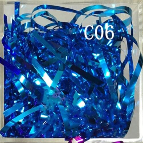 100g Paper Lafite Grass Gift Box Filler Christmas Decoration 3mm Colorful Silk Gift Box Filling Material Wedding Marriage Decor