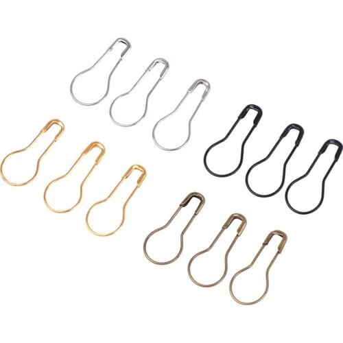 100pcs/lot Gourd Pin Knitting Crochet Locking Stitch Marker Hangtag Safety Pins DIY Sewing Tools Needle Clip Crafts Accessory