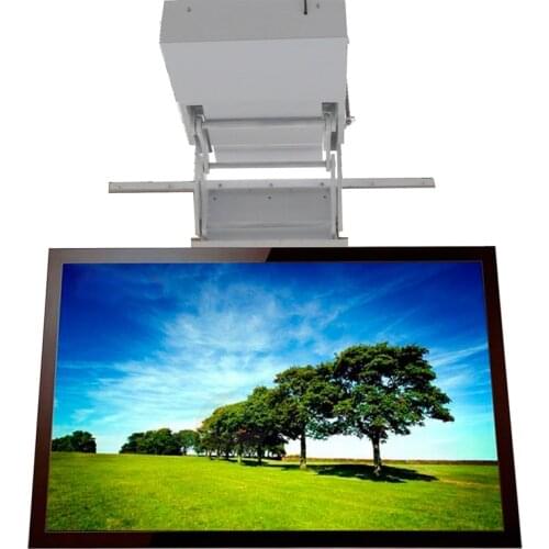 2021 New Hidden comfortable life design for ceiling TV motorized flip down lifting mechanism