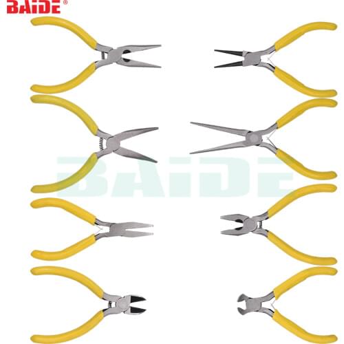 5"Long nose /Diagonal cutting /Wire-cutter /Flat nose /Angle jaw tongs /End cutting /Circlip pliers Needleplier