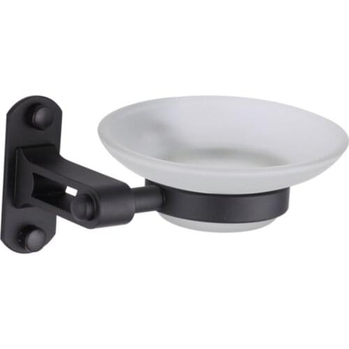 Suction Cup Soap Dish Holder Shower Bathroom Kitchen Wall Mounted Soap Basket Box Square Sucker Strong Iron Accessories