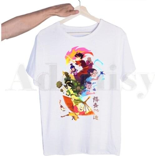 Aang And Appa Badass The Last Airbender Avatar Tshirts Men Fashion Summer T-shirts Tshirt Top Tees Streetwear Harajuku Funny