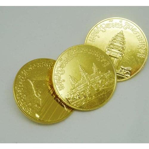 Custom metal pin plated gold color building memorial badge metal pin for Commemorative gifts