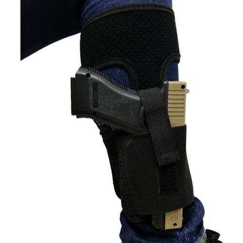 WOLF ENEMY Concealed Carry Ankle Leg Holster Glock 17 19 22 23 Ruger Lcp Sig 9mm Gun Pistol