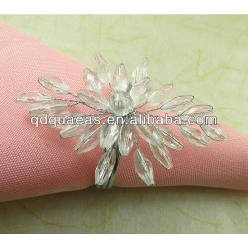 Decoration napkin ring wedding napkin ring and clear acrylic napkin rings