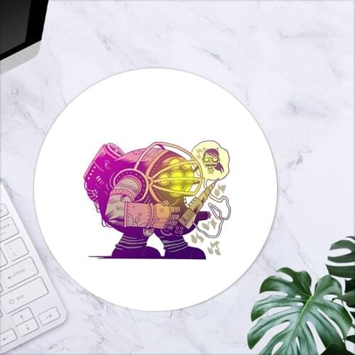 Mousepad Gamer Anime Mousepad Cute Pc Gaming Pad Gamer Mouse Mat Kawaii Accessories Deskmat Diy Small Mousepad Handsome Bioshock