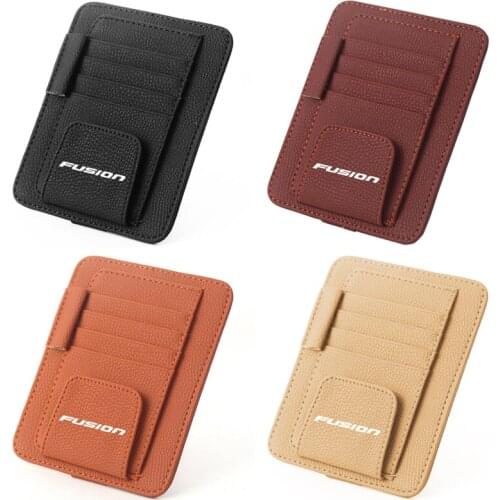 Multifunction Car Sun Visor Organizer Pen Card Glasses Holder Auto Sunshade Storage Bag for Ford Fusion 2012 2014-2020
