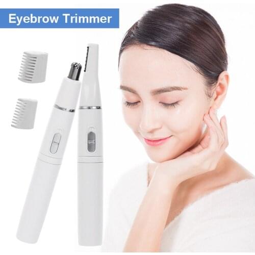 Fashion Personal Women Electric Shaver Nose Ear Hair Eyebrow Trimmer Groomer Remover Beauty Tool