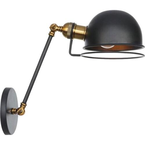 Wall Sconce Antique Brass Wall Light Lamp Industrial Retro Swing Arm Fixture Modern E27 Art Deco Wall Lamp Wandlamp Industrieel