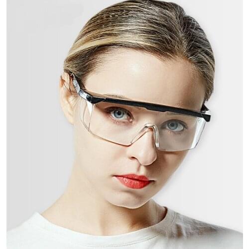 2021 New Safety Goggles for Chemical Research Shock Impact Wind Dust Safety Goggles Riding Welding Cut Onion Goggles Anti-splash