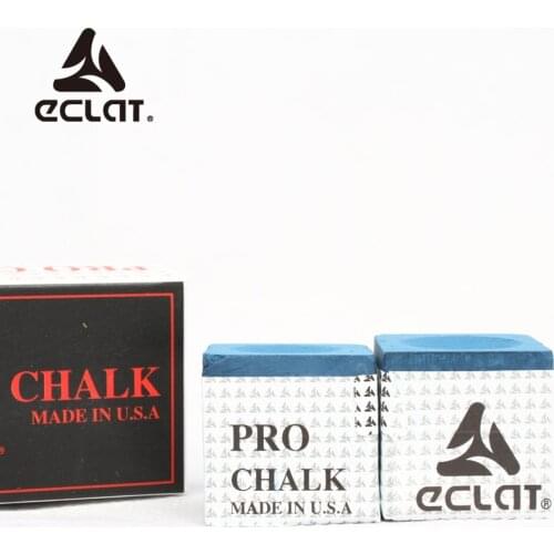 Original High Quality ECLAT Chalk Professional Billiard Chalks Blue Chalk 2 Pieces Billiard Accessories