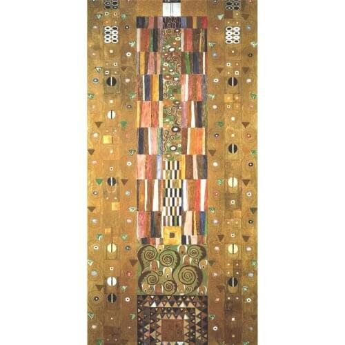 Handmade oil painting reproduction Design for the Stocletfries by Gustav Klimt