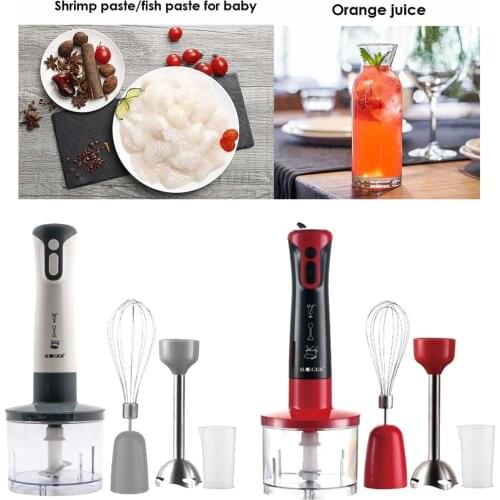 Hand Stick Blender Mixer Vegetable Chopper Whisk White
