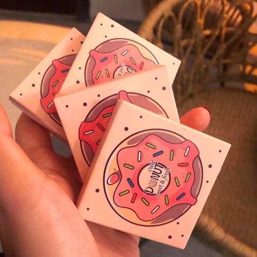 Donut Blush Orange Eyeshadow High Gloss Contour All-in-One Palette for Beginners Nude Makeup Natural Long Lasting Facial Makeup