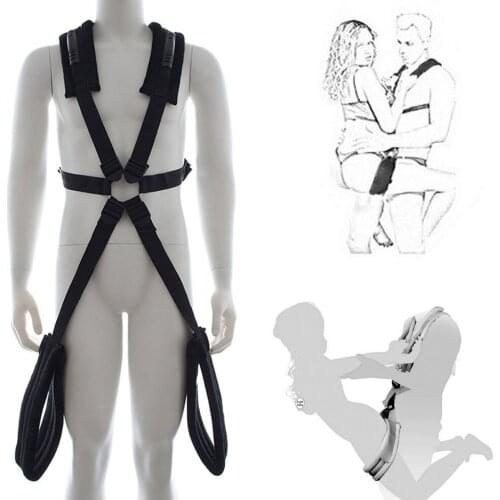 BDSM Sex Swing Bondage Sex Toy Restrains Straps Multi-positions Sex Kit Hand-free Sex Gadget Erotic Sex Toys For Couple