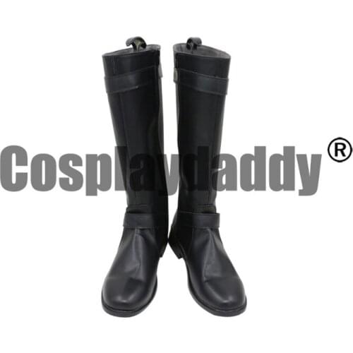 Silver Soul Yorozuya Danna Sakata Gintoki Anime Cosplay Black Shoes Boots C006