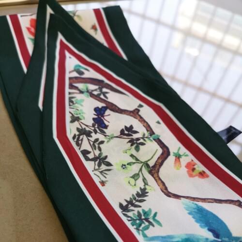 Birds Sing and Flowers Smell Wider Design Scarf Neckerchief Bag Scarves Multi function Girls Decoration Drop Shipping BD224