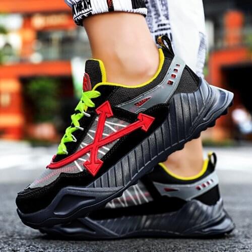 New mesh style sports shoes, non-slip, durable, shockproof, thick-soled, young peoples favorite, middle-aged peoples heart